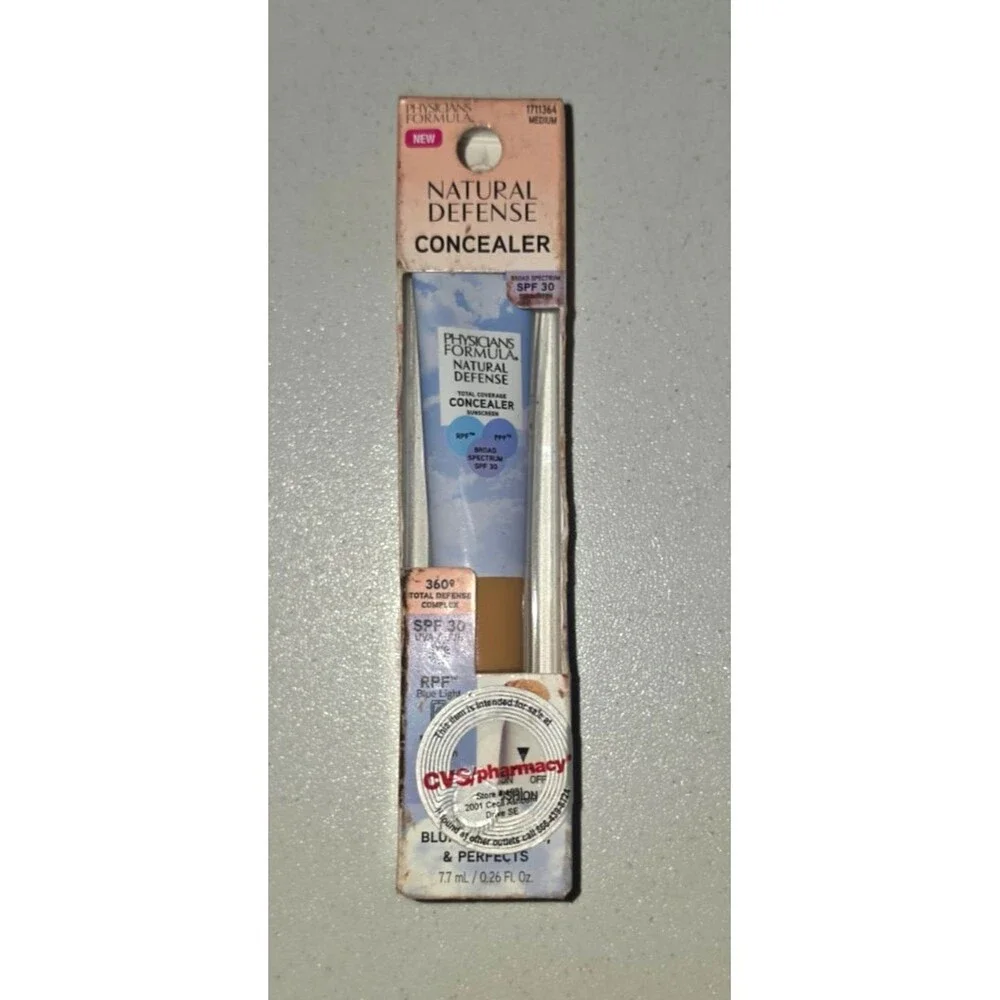 Physicians Formula Natural Defense Concealer Medium NEW SPF30
